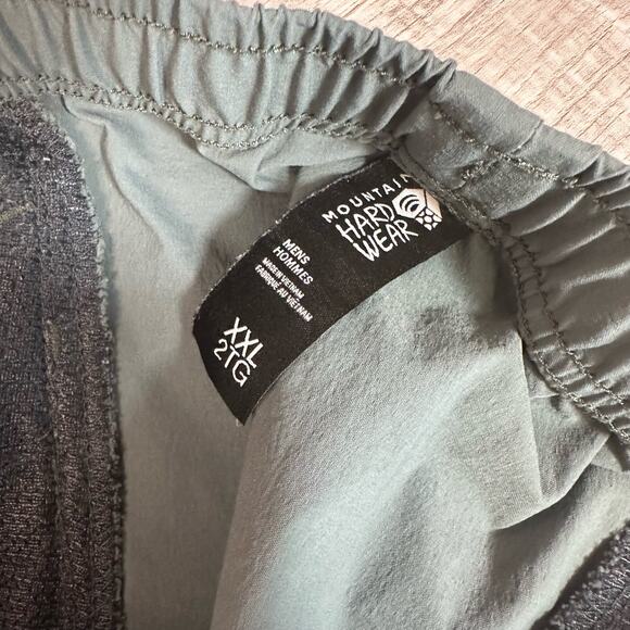 Mens Mountain Hardware Green Pants Pull On XXL High Rise Outdoor Hiking Straight - Picture 5 of 7